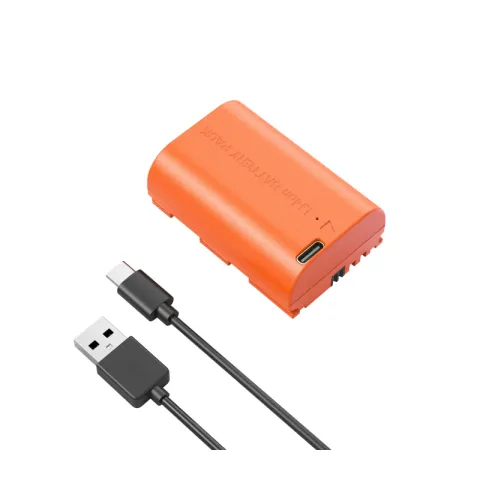 SmallRig 5407 Аккумулятор литий-ионный LP-E6P USB-C Rechargeable Camera Battery (Orange)