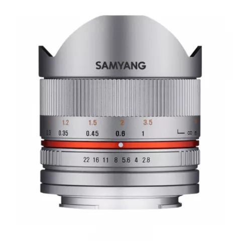 Объектив Samyang 8mm f/2.8 Fisheye APS-C Sony E-mount II Silver (APS-C)
