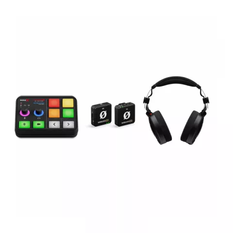 Rode STREAMER X комплект аудиоинтерфейс и карта видеозахвата с петличной беспроводной системой