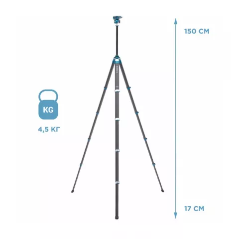 Benro TCBC15FS30 штатив Cyanbird карбоновый c шаровой головой