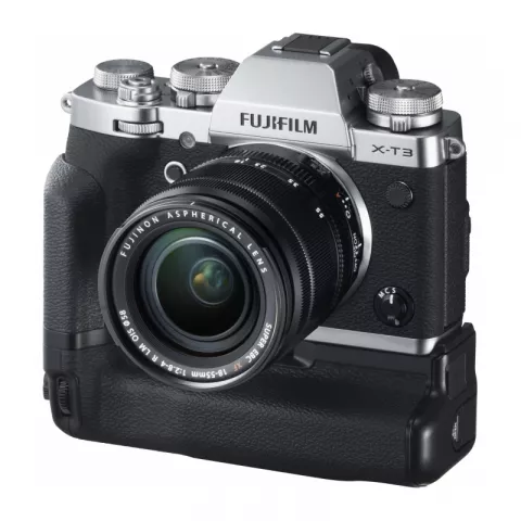 Цифровая фотокамера Fujifilm X-T3 Kit XF 18-55mm F2.8-4 R LM OIS Silver + батарейный блок VG-XT3