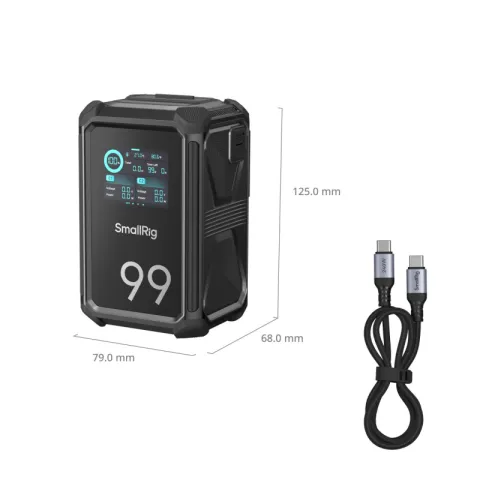 SmallRig 4984 Аккумулятор литий-ионный X99 X-Touch Smart Triple-Proof V-Mount