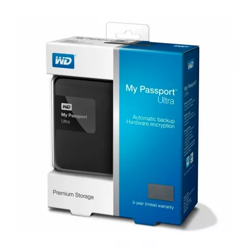 Внешний жёсткий диск WD My Passport Ultra WDBDDE0010BBK-EEUE 1000ГБ 2,5