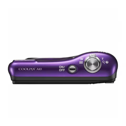 Цифровая фотокамера Nikon Coolpix A10 фиолетовый (с рисунком)