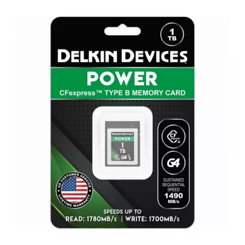 Карта памяти Delkin Devices Power CFexpress Type B G4 1TB 1780/1700Mb/s [DCFXBP1TBG4]