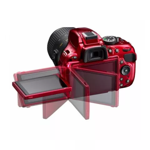 Зеркальный фотоаппарат Nikon D5200 Body Red