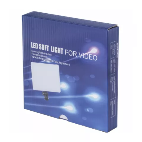 Прибор постоянного света компактный светодиодный софт FANCIER FAN-SLED100, 16W,48 LED,5600K