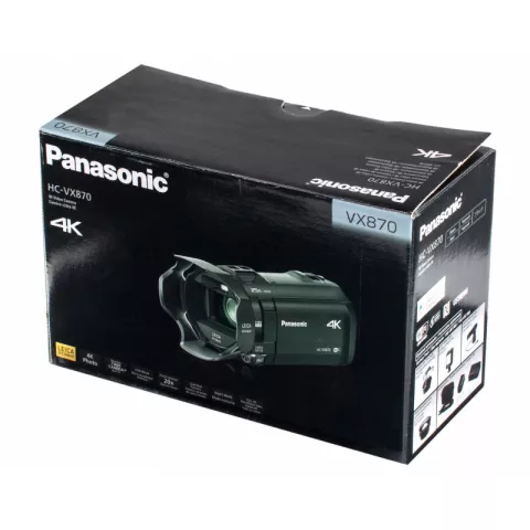 Видеокамера Panasonic HC-VX870 4K WiFi Black
