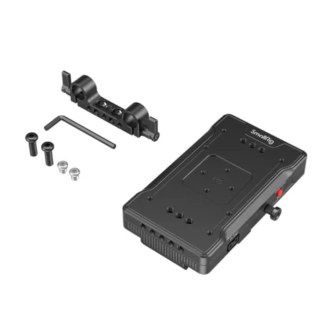 SmallRig 3203B Адаптер крепления аккумулятора V Mount Battery Adapter Plate with Dual 15mm Rod Clamp