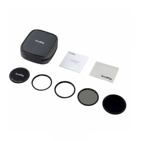 SmallRig 4726 Комплект светофильтров 67мм VND 2-32, CPL, Black Mist 1/4