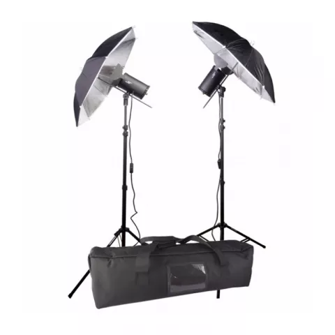 Комплект осветительного оборудования Rekam Mini-Light Ultra M-250 Umbrella 90 Silver Kit 