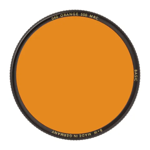 B+W BASIC 040 Orange MRC 550 49mm Светофильтр оранжевый для черно-белой съемки (1102656)