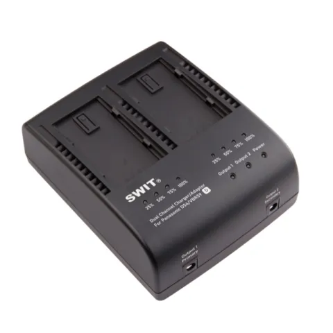 SWIT S-3602D Зарядное устройство 2-канальное для аккумуляторов  типа Panasonic VW-VBD58
