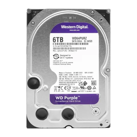 Жесткий диск WD Purple 6TB 3.5
