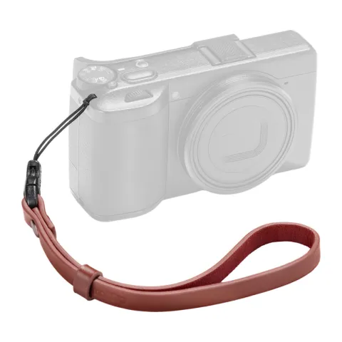 SmallRig 5684 Кожаный кистевой ремень для компактной камеры Quick Release Wrist Strap (Red)