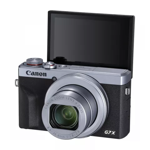 Цифровая фотокамера Canon PowerShot G7 X Mark III серебристая