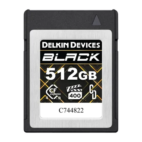 Карта памяти Delkin Devices Black CFexpress Type B 512GB 4.0 VPG400 [DCB4BV4512]