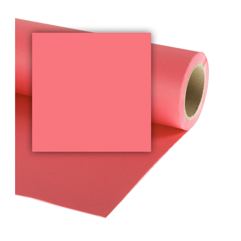 Фотофон Colorama CO546 Coral Pink бумажный 1.35 X 11 метров