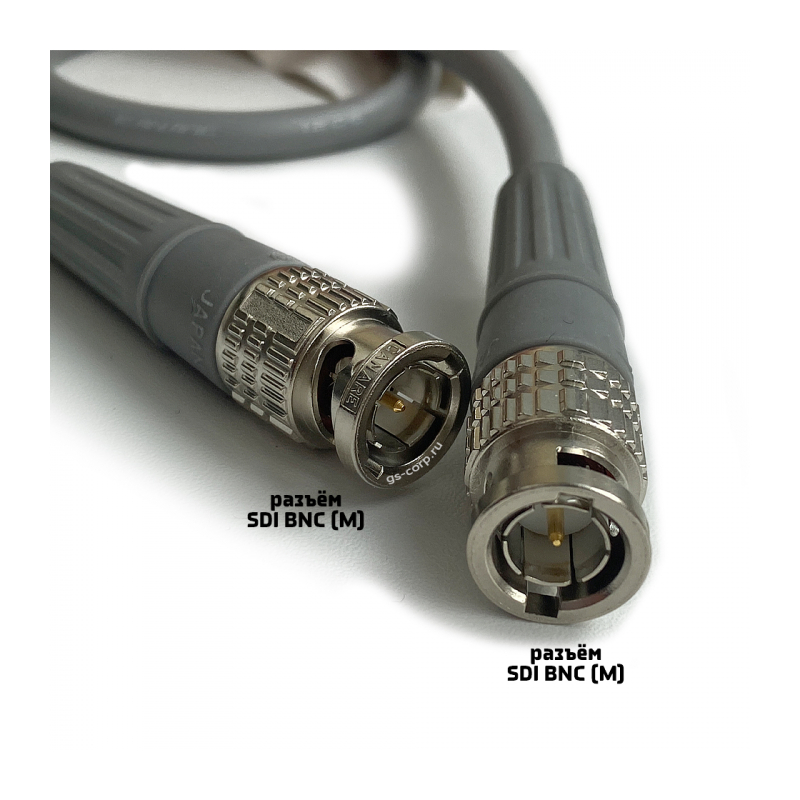 GS-PRO 12G SDI BNC-BNC (mob) (grey) 3 метров мобильный/сценический кабель (серый)