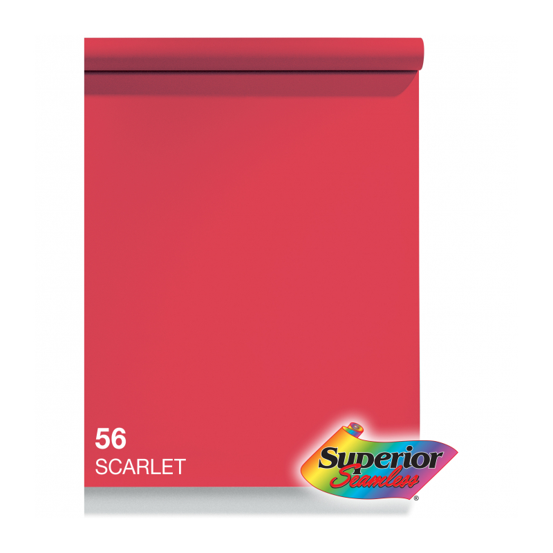 Фон бумажный Superior Scarlet 2,72x11m SMLS 56