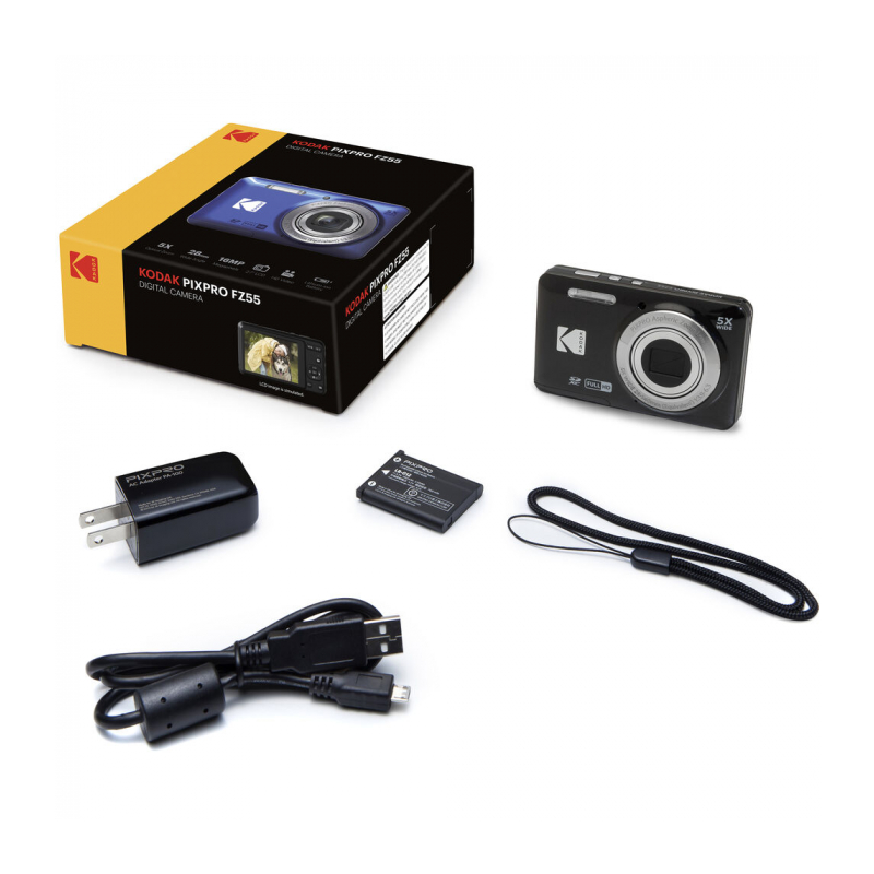 Цифровая фотокамера KODAK FZ55 Pink
