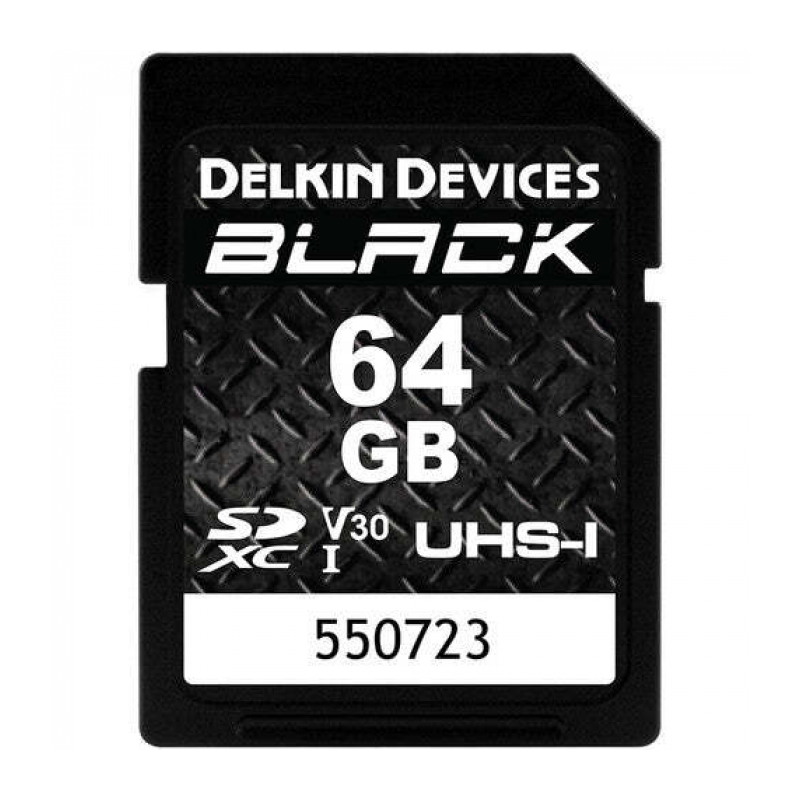 Delkin Devices Black Rugged SDXC 64GB UHS-I V30 90/90Mb/s (DDSDBLK-64GB)