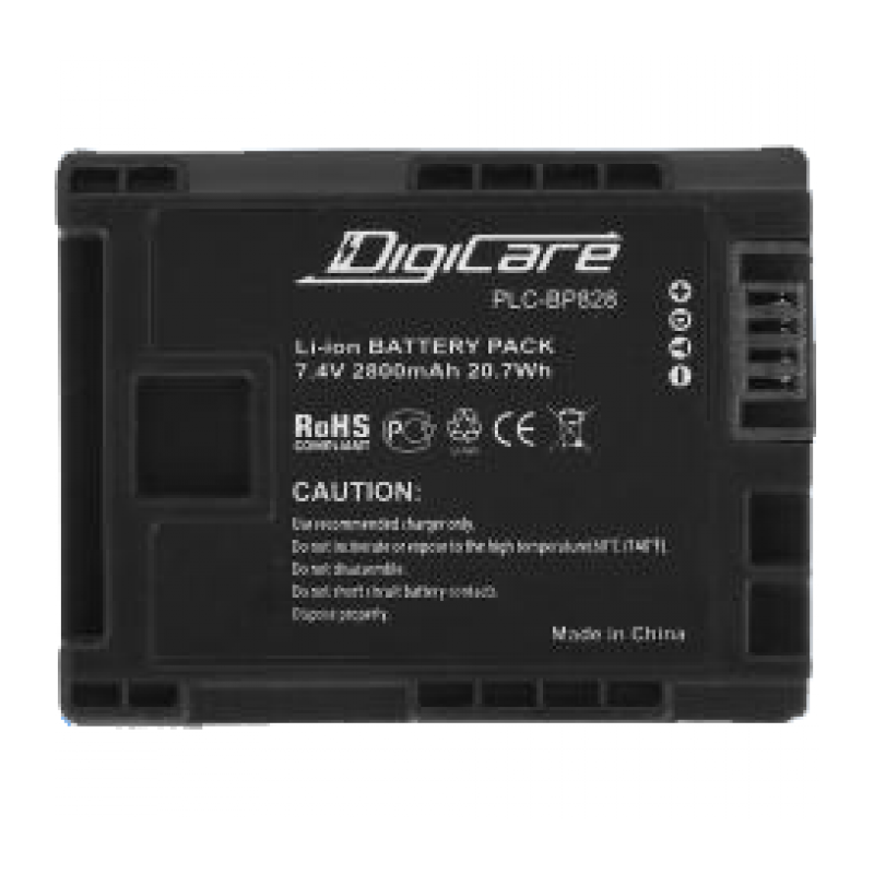Аккумулятор DIGICARE PLC-BP828 (BP-828, BP-820) для камер XA20, XA25, Legria G30