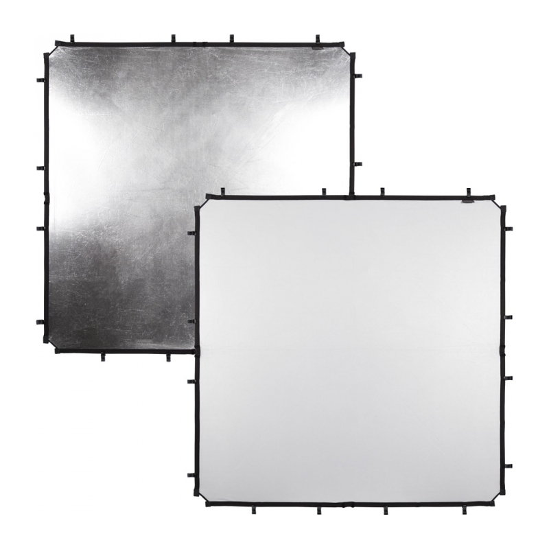 Lastolite LR81531R Skylite Rapid Cover Midi полотно серебро/белый, 1,5 x 1,5м серебро/белый