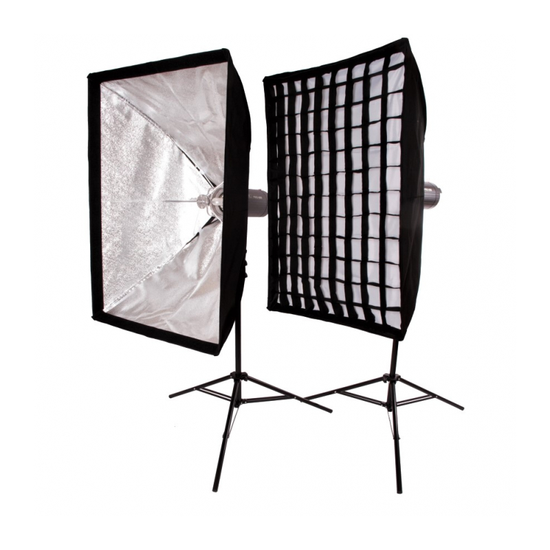 Импульсный свет комплект FST PRO-600H Softbox kit II