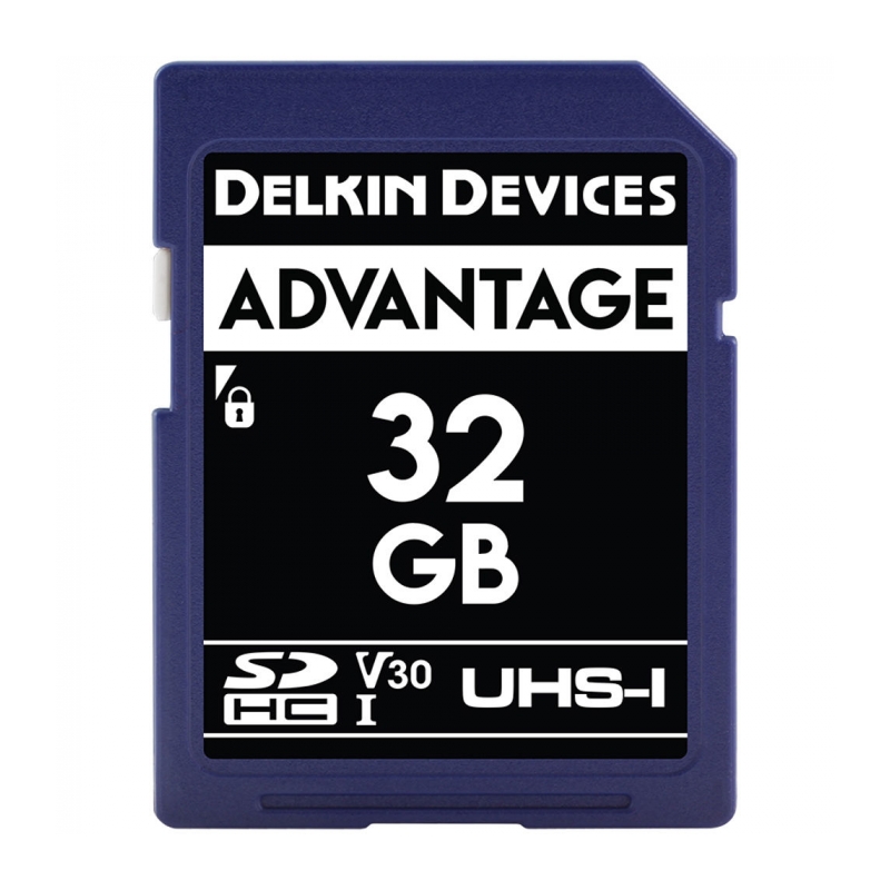 Карта памяти Delkin Devices Advantage SDHC 32GB 633X UHS-I Class 10 V30 [DDSDW63332GB]