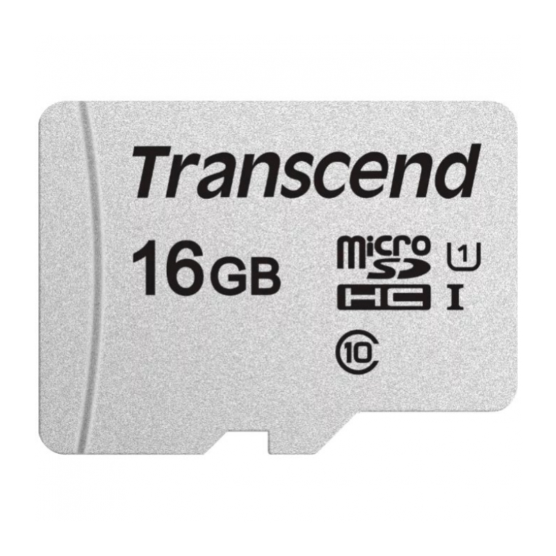 Карта памяти Transcend TS16GUSD300S-A microSDHC 16Gb class 10 UHS-I U1 45/95MB/s + SD адаптер