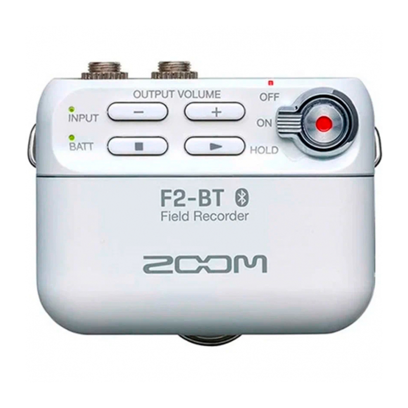 Zoom F2-BT/W полевой стереорекордер, Bluetooth, белый