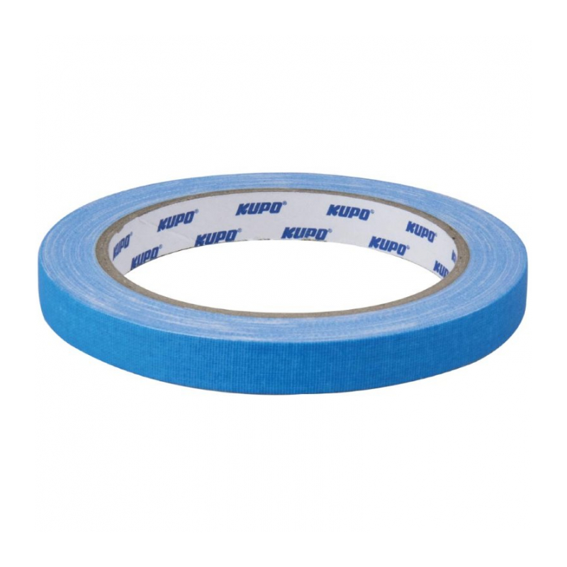 KUPO CSS-1215BU Cloth Spike Tape, blue 12mm*13,72m Скотч синий
