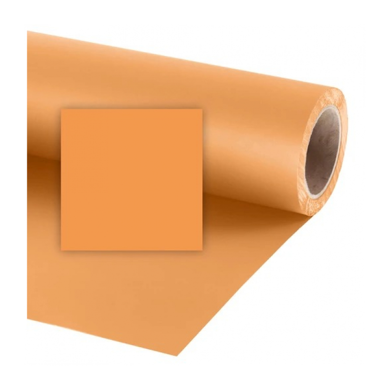 Фон бумажный оранжевый 2,72 х 11,0 метров Raylab 023 Orange 