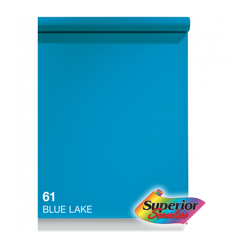 Фон бумажный Superior  Blue lake 2,72x11m SMLS 61