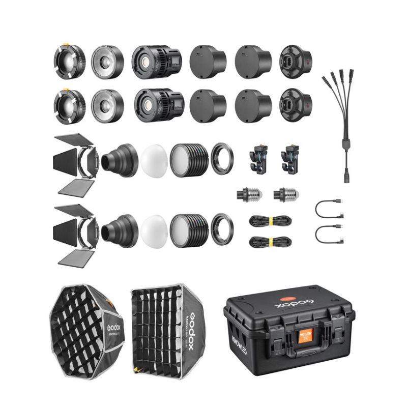 Комплект студийного оборудования Godox Knowled MS60R 2K