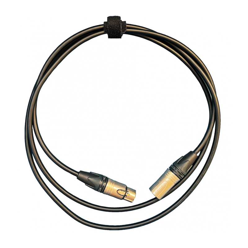 GS-PRO XLR3F-XLR3M 2 метра балансный микрофонный кабель (черный)