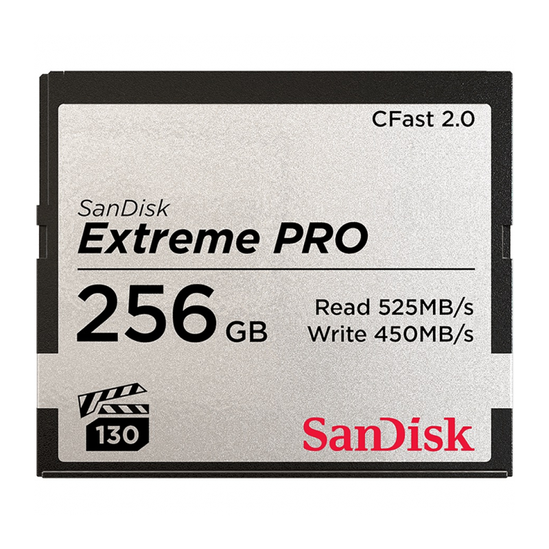 Карта-памяти SanDisk Extreme PRO CFast 2.0 525/450 MB/s 256GB (3500x) (SDCFSP-256G-G46D)