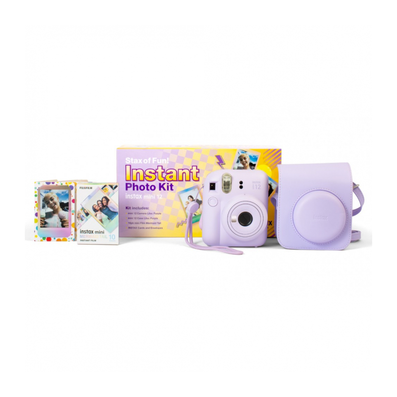 Fujifilm Instax Mini 12 Lilac Purple Photo Kit