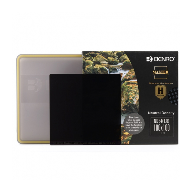 Benro Master Harden Series ND64 (1.8) Square Filter 100х100mm светофильтр нейтрально-серый