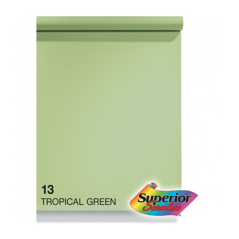 Фон бумажный Superior  Tropicl green 2,72x11m SMLS 13