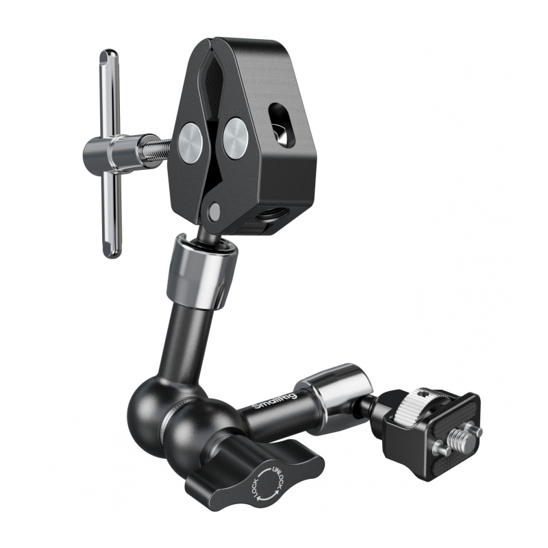 SmallRig 5310 Универсальный шарнирный держатель-струбцина для аксессуаров Magic Arm Crab Clamp (7