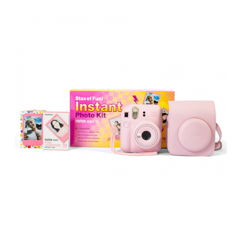 Fujifilm Instax Mini 12 Blossom Pink Photo Kit