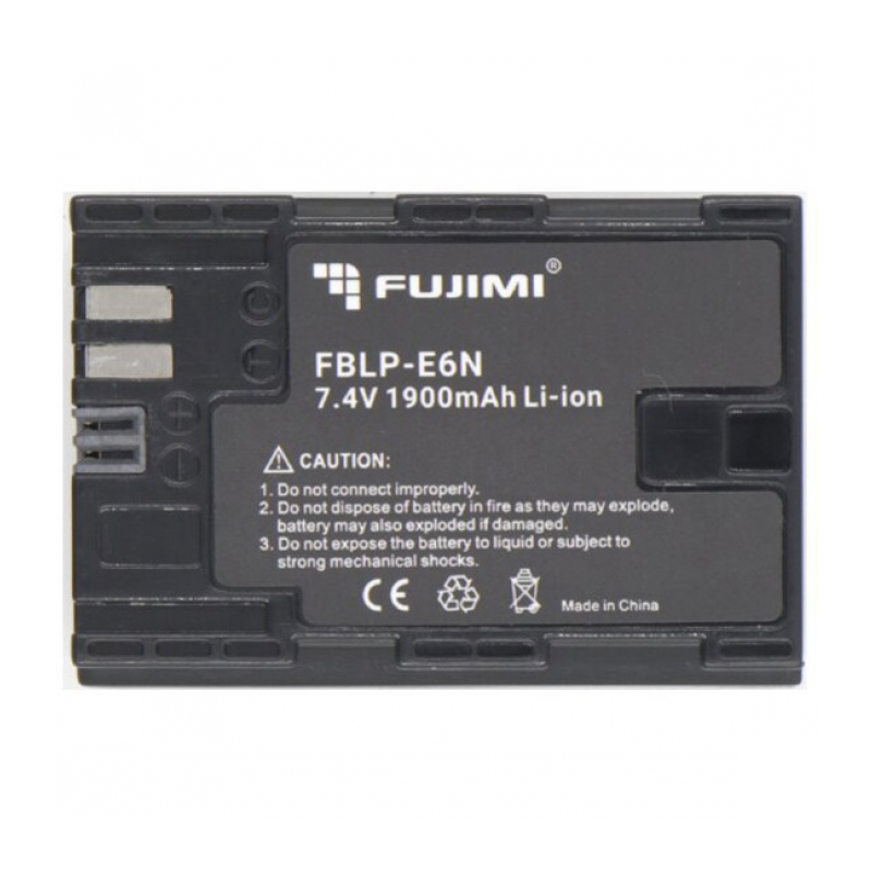 Аккумулятор Fujimi FBLP-E6N (1900 mAh) для цифровых фото и видеокамер