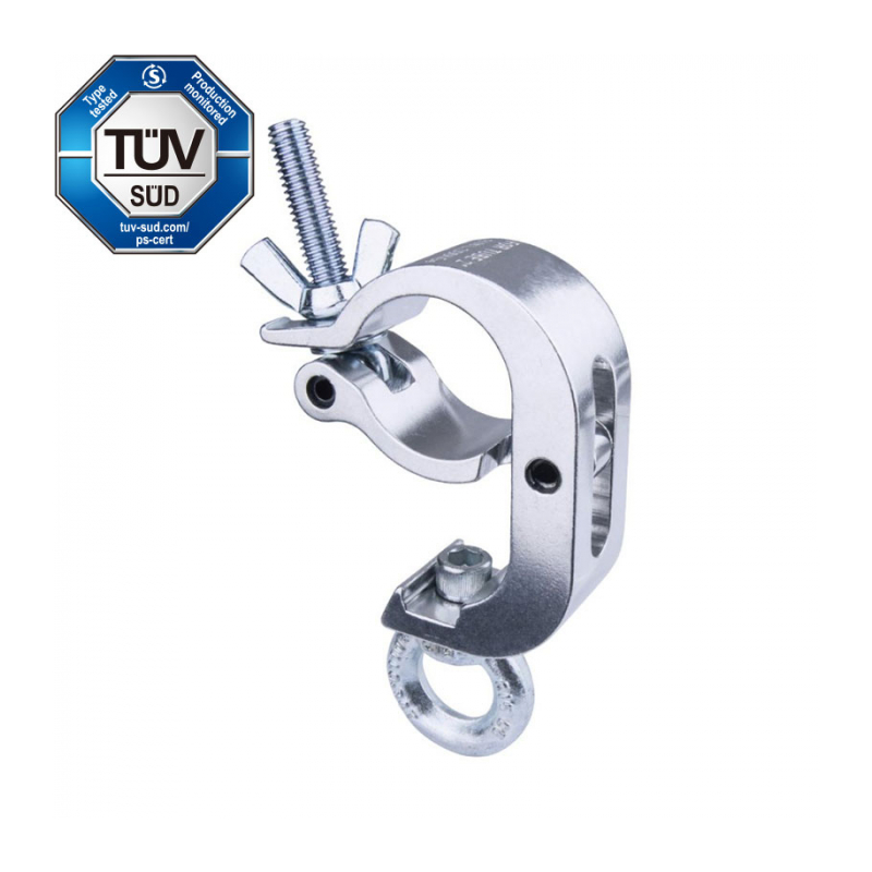 KUPO KCP-843 Handcuff Eye Ring Coupler, silver. Струбцина (с кольцом)