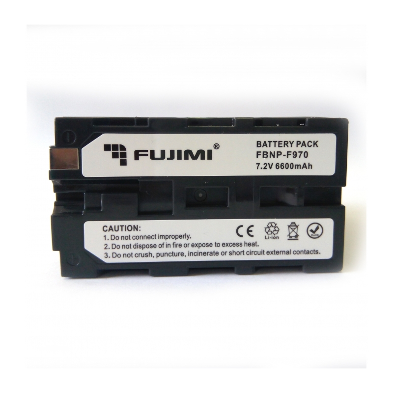 Аккумулятор Fujimi NP-F970 6600 mAh для видеокамер Sony/видеосвета