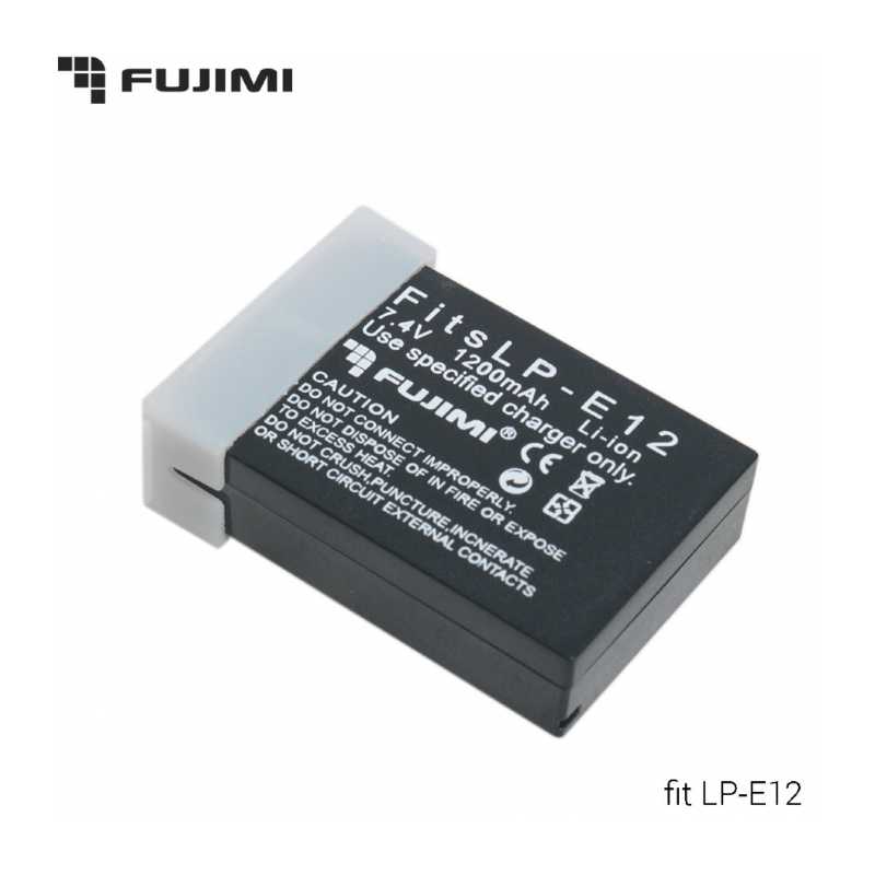 Аккумулятор Fujimi FBLP-E12M (820 mAh) для цифровых фото и видеокамер
