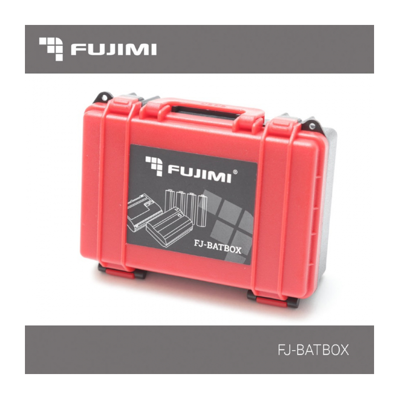 Универсальный кейс Fujimi FJ-BATBOX для батарей и карт памяти. 2 акб, 4 SD 
