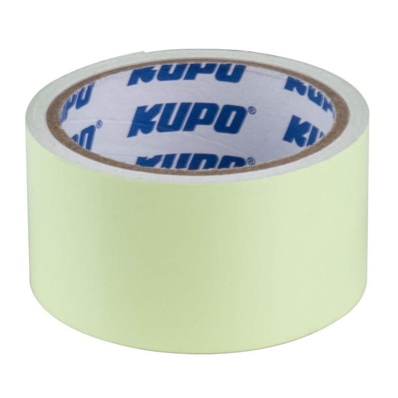 KUPO GT-5050 Glow-in-dark tape 50mm x5 m, material pet, luminous duration 6-8 hours Скотч светящийся