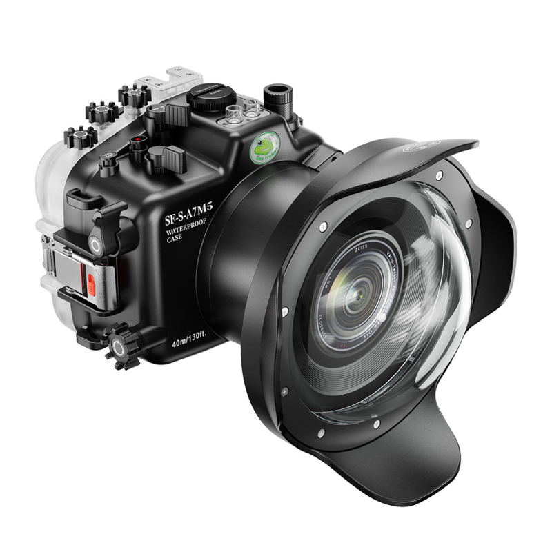 Sea Frogs A7 V black + WDP155/100 T1 подводный бокс для Sony A7 V с портом под объектив 12-24